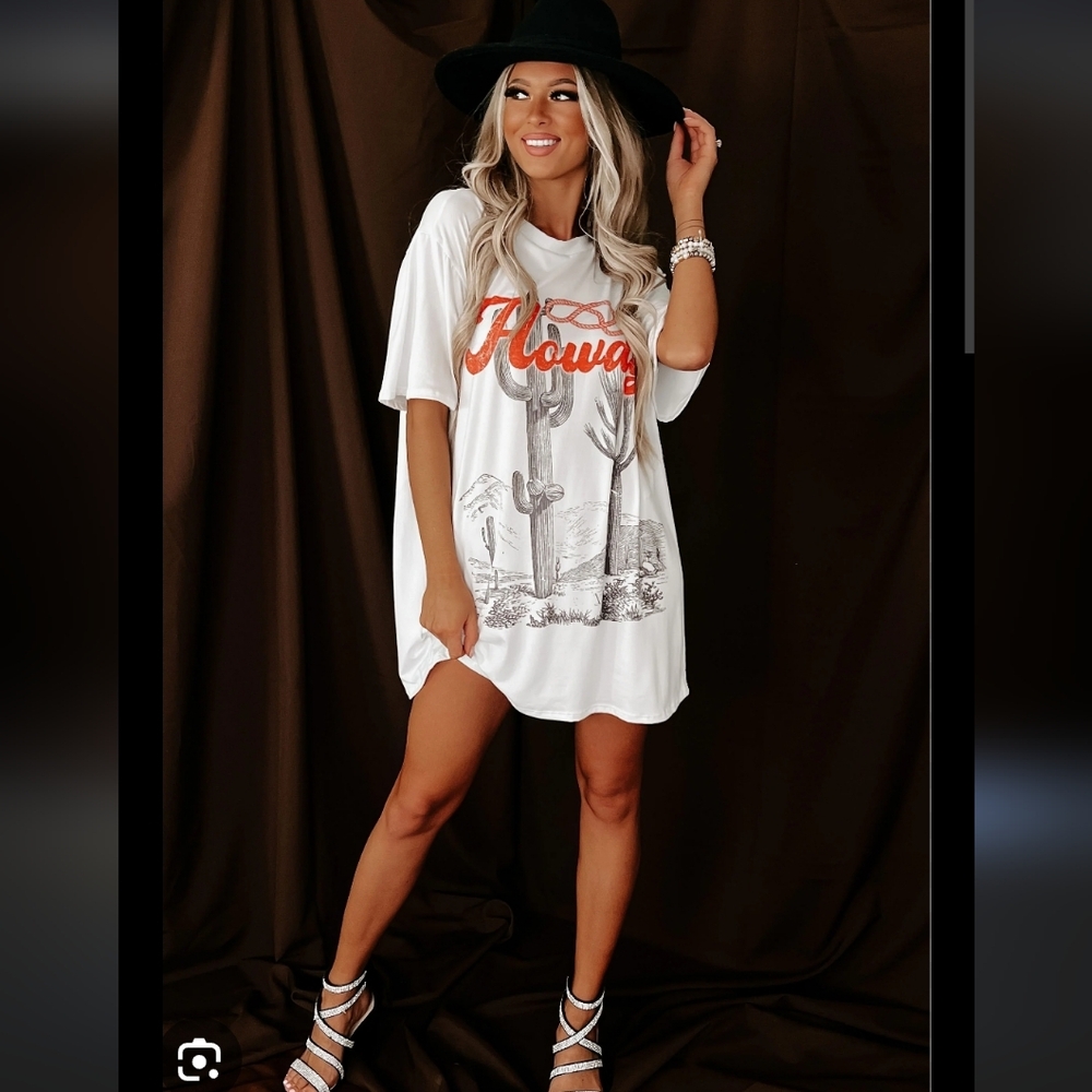 EUC Let’s go girls shania twain t shirt dress S